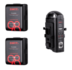 Swit PB-M98S*2+S-3822S KIT, 2 x PB-M98S Mini-Akkus + 1 x S-3822S 2-Kanal 3A Schnellladegerät